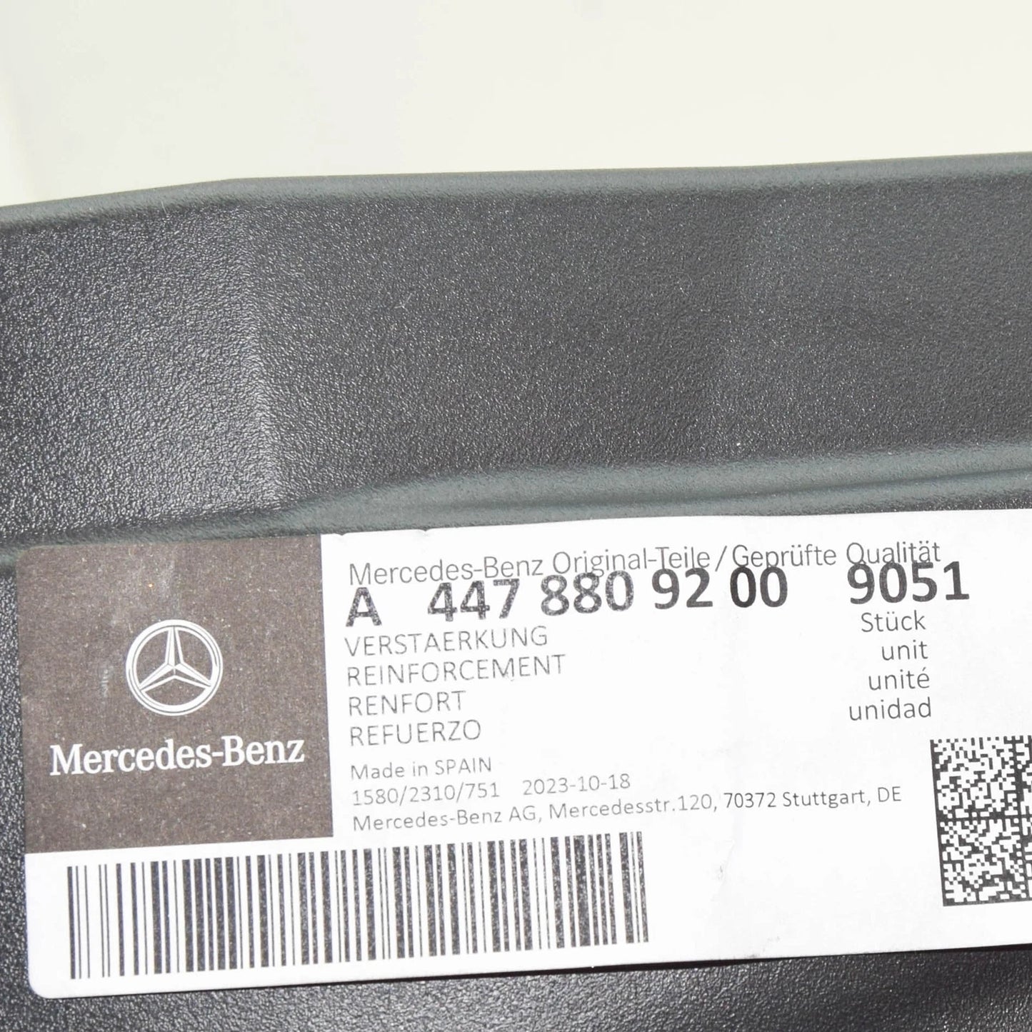 NEW MB TOURER W447 FRONT RIGHT BUMPER BRACKET A44788092009051 ORIGINAL