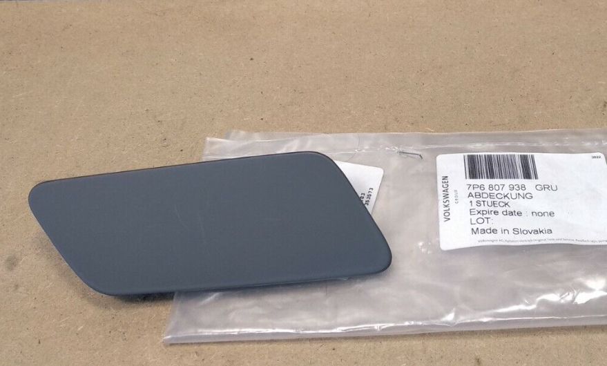 new vw touareg 7p front right headlight washer system cover 7p6807938gru