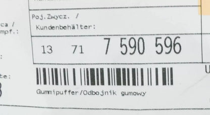 NEW BMW 5 F10 AIR FILTER HOUSING GROMMET 13717590596 ORIGINAL