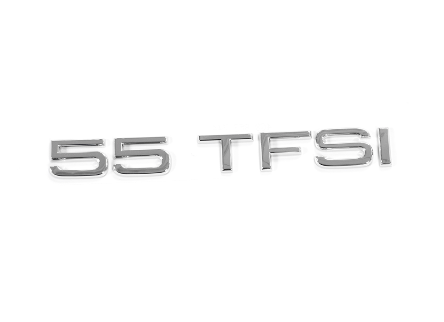 new audi q8 rear '55 tfsi' emblem badge 4g88537442zz original
