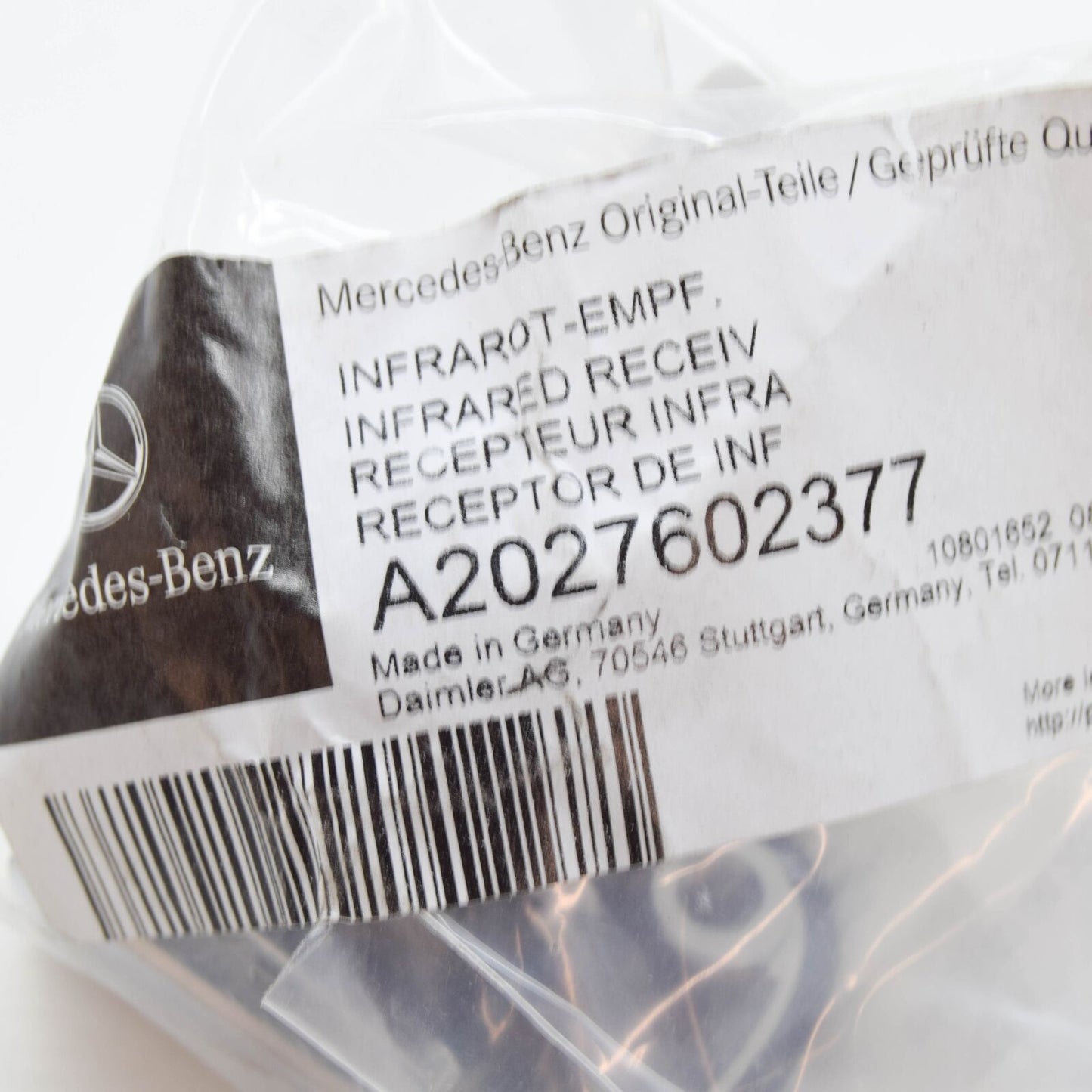 NEW MERCEDES-BENZ C W202 FRONT DOOR INFRARED RECEIVER LHD A2027602377 ORIGINAL