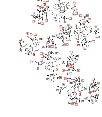 NEW AUDI Q7 4L LHD HEATER FLAPER MOTOR ACTUATOR 7L0907511AE 2015 ORIGINAL
