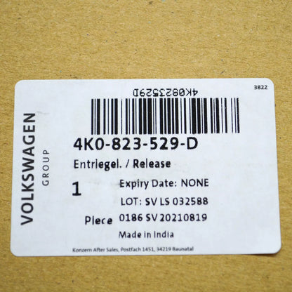 NEW AUDI A6 C8 FRONT BONNET HOOD RELEASE LOCK CABLE 4K0823529D ORIGINAL