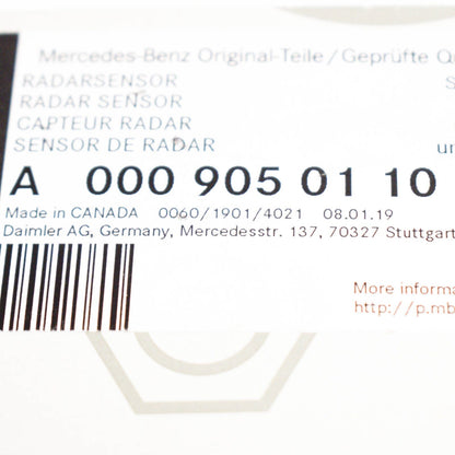 NEW MERCEDES BENZ E W212 BLIND SPOT RADAR A0009050110 ORIGINAL