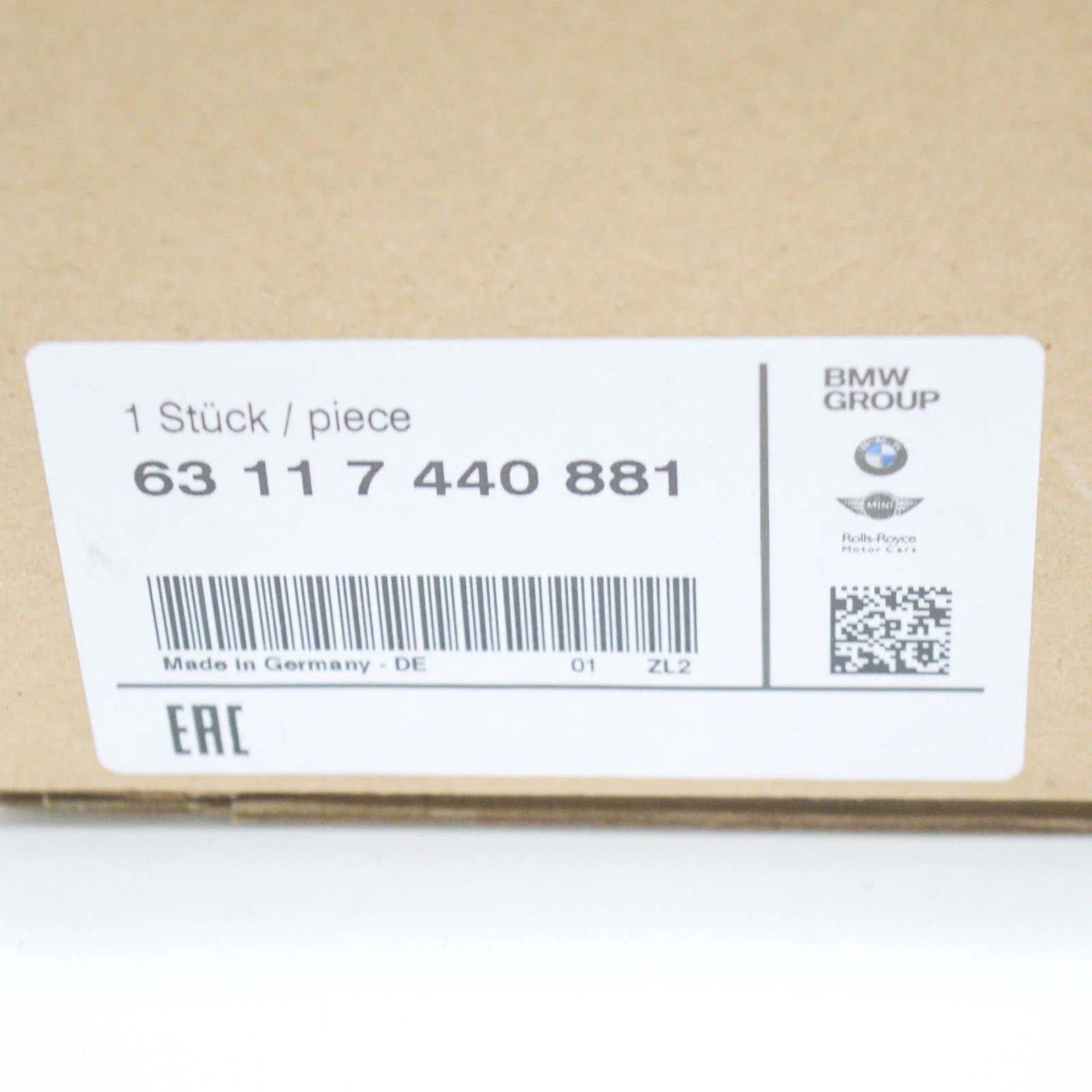 NEW BMW 4 COUPE F32 FRONT HEADLIGHT CONTROL LED MODULE 63117440881 ORIGINAL