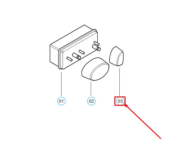 NEW BMW Z8 E52 FRONT LEFT BACKREST ADJUSTMENT BUTTON 61318382295 ORIGINAL