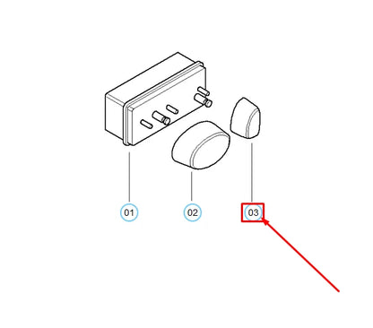 NEW BMW Z8 E52 FRONT LEFT BACKREST ADJUSTMENT BUTTON 61318382295 ORIGINAL
