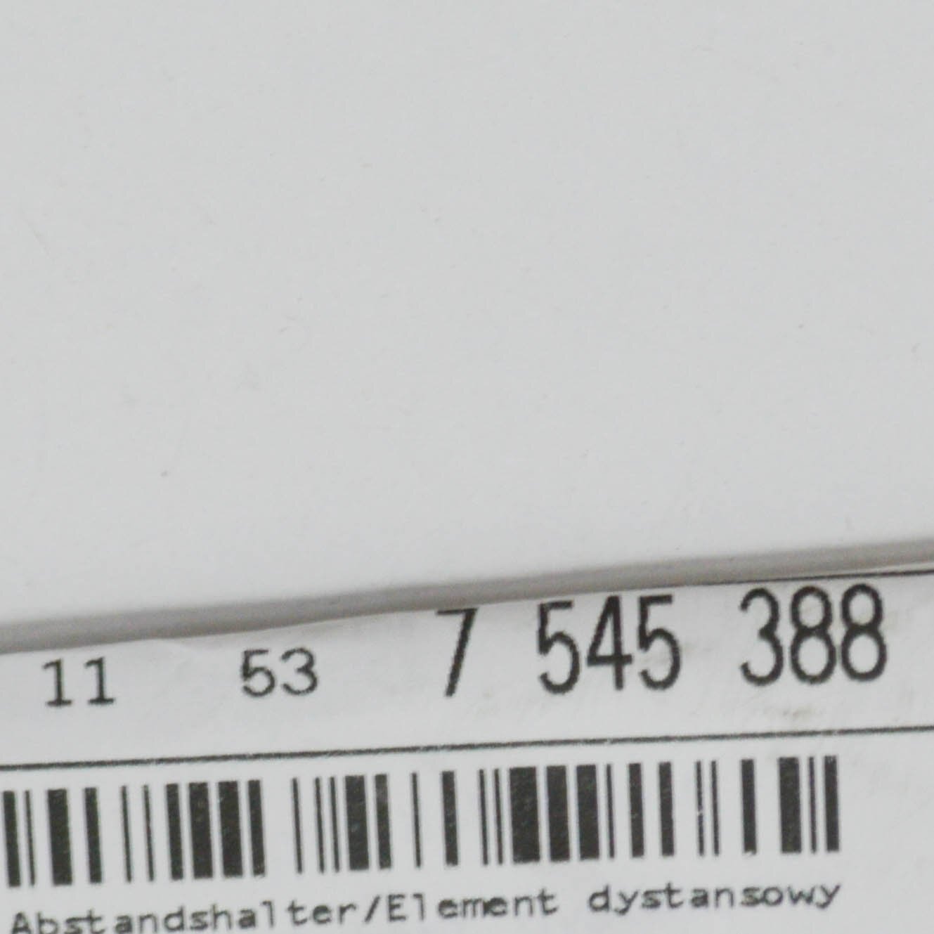 new bmw 7 f01, f02 cooling system spacer holder 7545388 11537545388 original