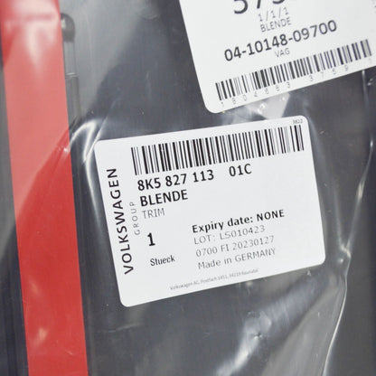 NEW AUDI A4 AVANT B8 REAR LICENSE PLATE HOLDER 8K582711301C ORIGINAL