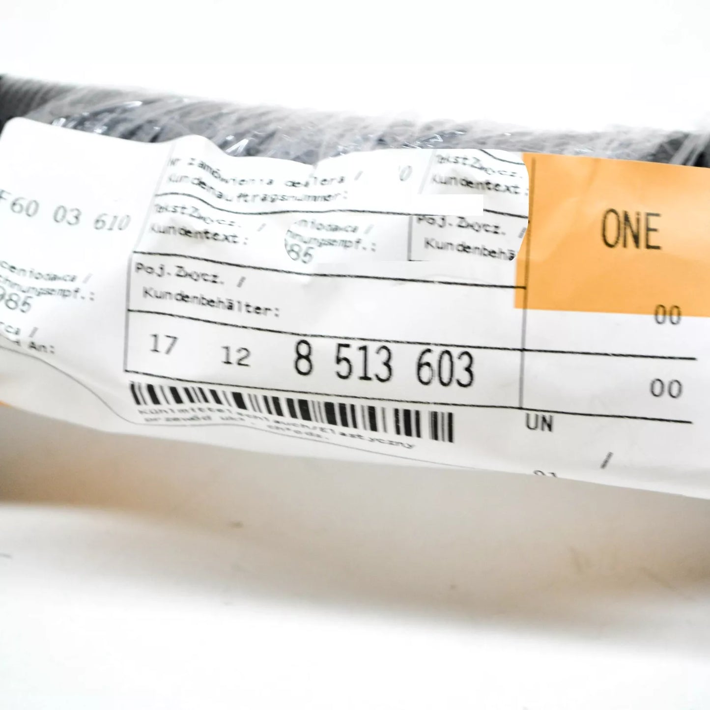 NEW BMW 5 F10 RADIATOR COOLANT HOSE 17128513603 8513603 ORIGINAL