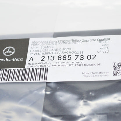 NEW MERCEDES-BENZ E W213 LATERAL LEFT BOTTOM BUMPER TRIM A2138857302 ORIGINAL