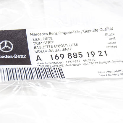 NEW MB B W245 REAR BUMPER CHROME MOULDING LEFT TRIM A1698851921 ORIGINAL