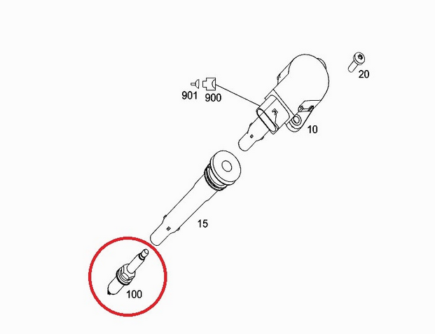 NEW MERCEDES-BENZ C-CLASS W204 SPARK PLUG A0041593903 6.2 PETROL ORIGINAL