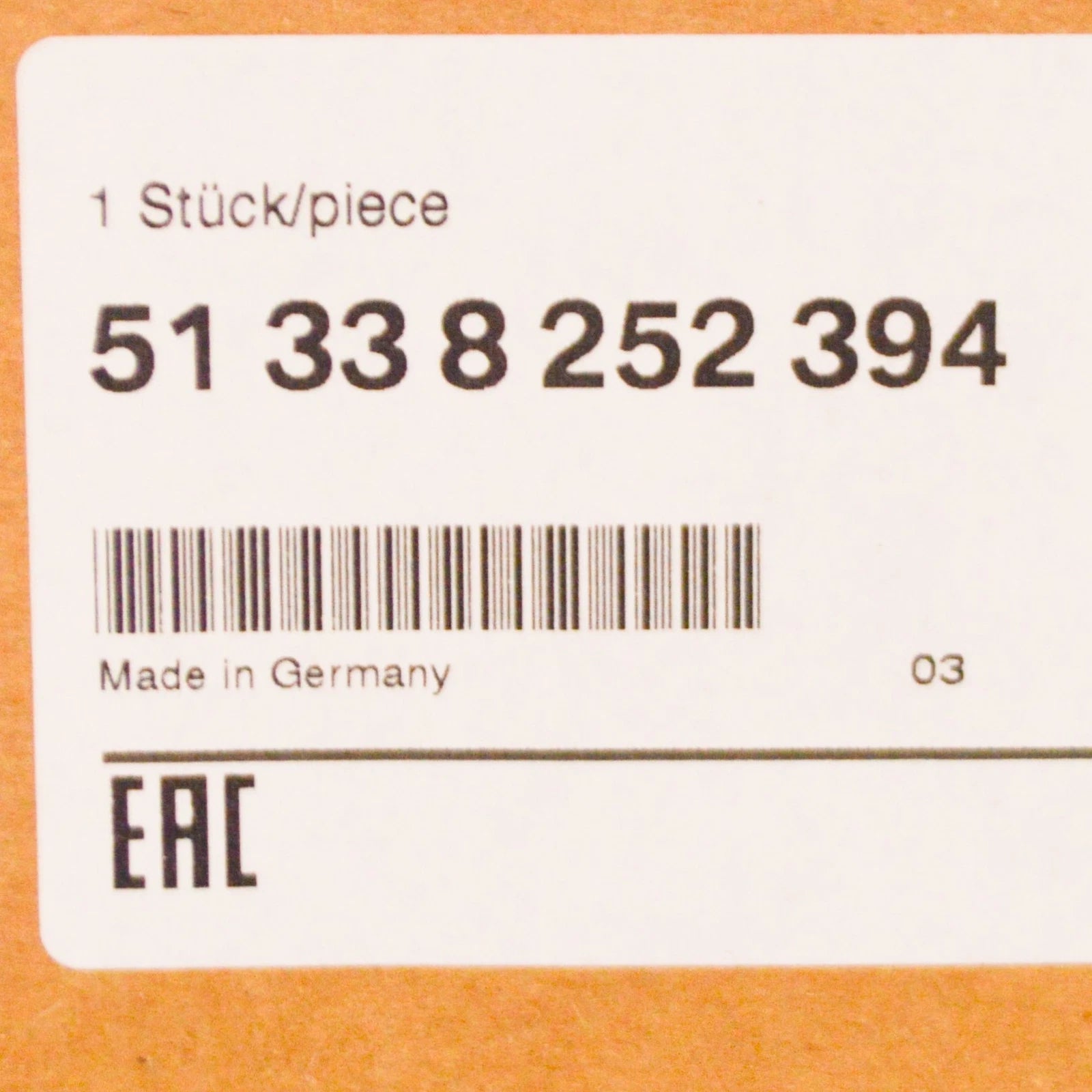 NEW BMW 5 E39 FRONT RIGHT DOOR WINDOW REGULATOR 51338252394 8252394 ORIGINAL