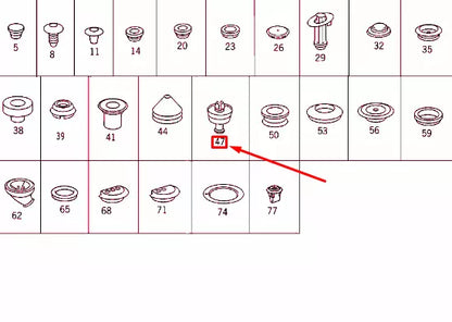 NEW MERCEDES-BENZ CLK C208 JACK PAD PLUG A0019979586 ORIGINAL