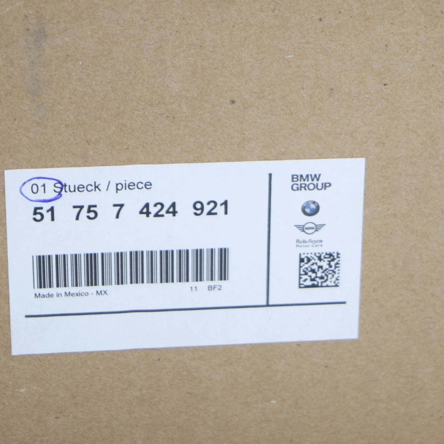 NEW BMW X6G06 RIGHT ENGINE MOUNT HEAT SHIELD 7424921 51757424921 ORIGINAL