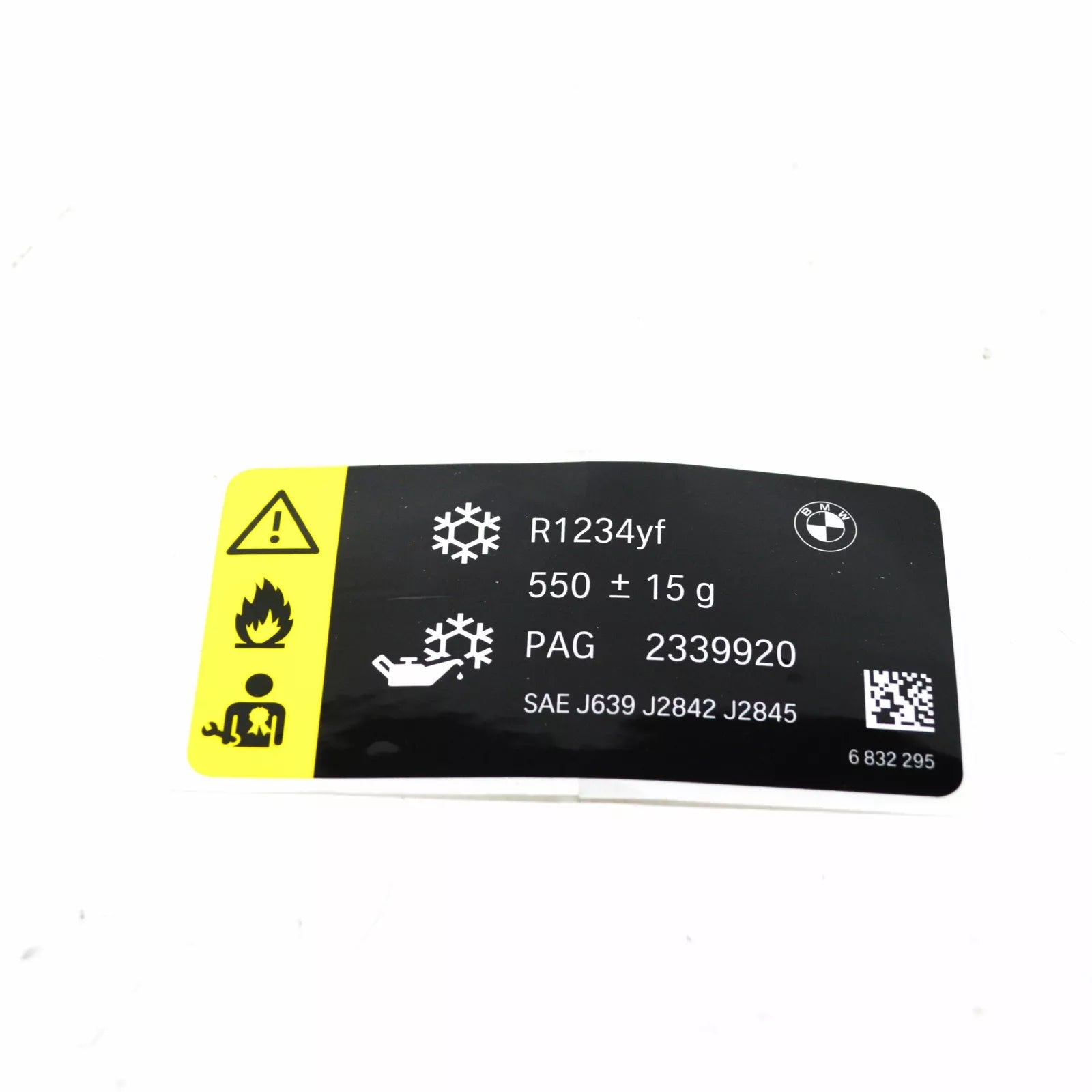 NEW BMW 3 TOURING G21 COOLANT LABEL 550/-10G 71236832295 ORIGINAL