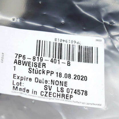 NEW VOLKSWAGEN TOUAREG 7P LEFT COWL WATER DEFLECTOR LHD 7P6819401B