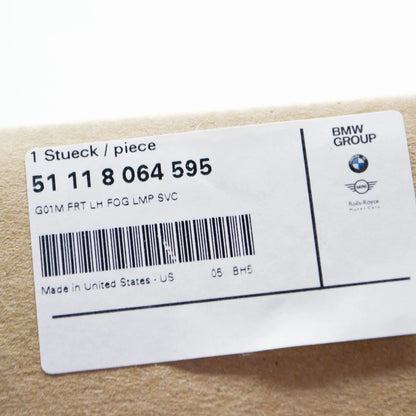 NEW BMW X3 G01 FRONT BUMPER LEFT FOG LAMP BRACKET 51118064595 ORIGINAL