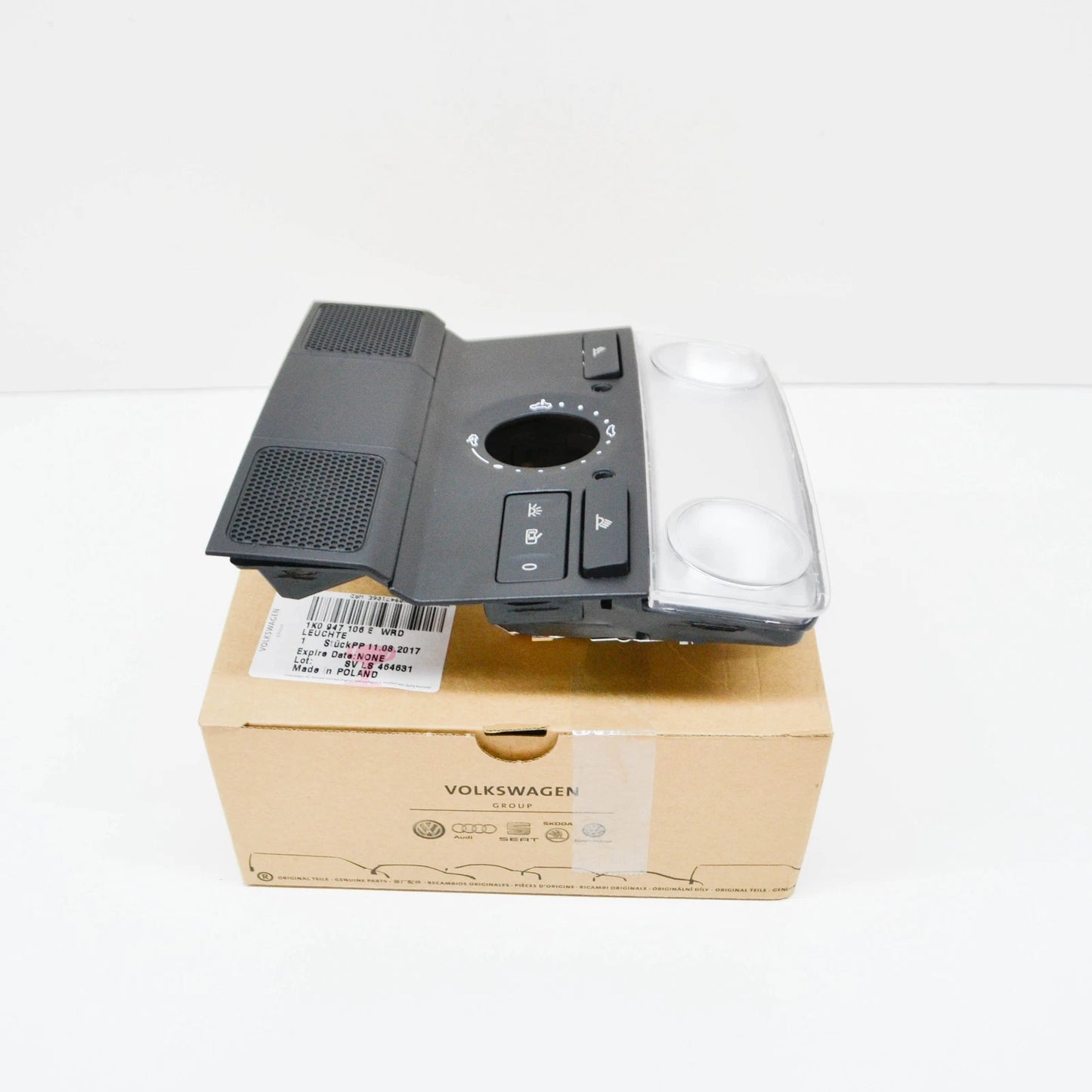 NEW VOLKSWAGEN GOLF 1K MK5 FRONT INTERIOR READING LIGHT 1K0947106EWRD