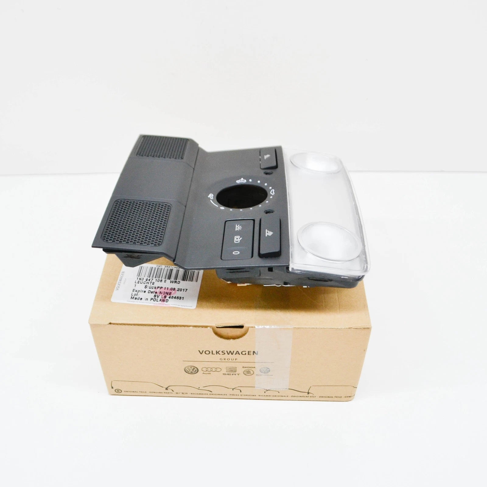 NEW VOLKSWAGEN GOLF 1K MK5 FRONT INTERIOR READING LIGHT 1K0947106EWRD