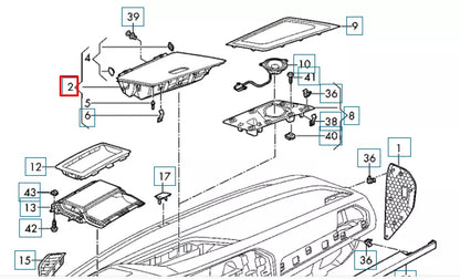 NEW VOLKSWAGEN TIGUAN AD GLOVE BOX STOWAGE COMPARTMENT RHD 5NC857922A81U