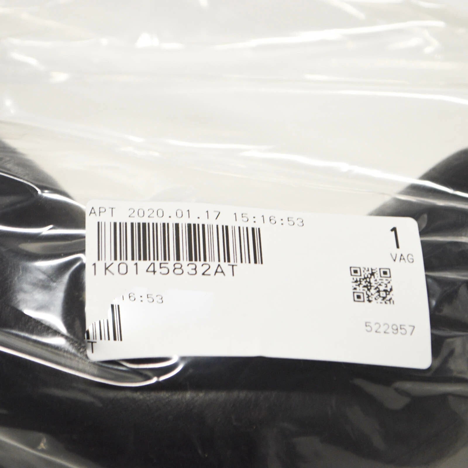 NEW VOLKSWAGEN BEETLE 5C INTERCOOLER HOSE 1K0145832AT 2.0TSI