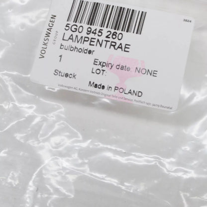 NEW VW GOLF MK7 REAR RIGHT INNER TAIL LIGHT BULB CARRIER LHD 5G0945260 ORIGINAL
