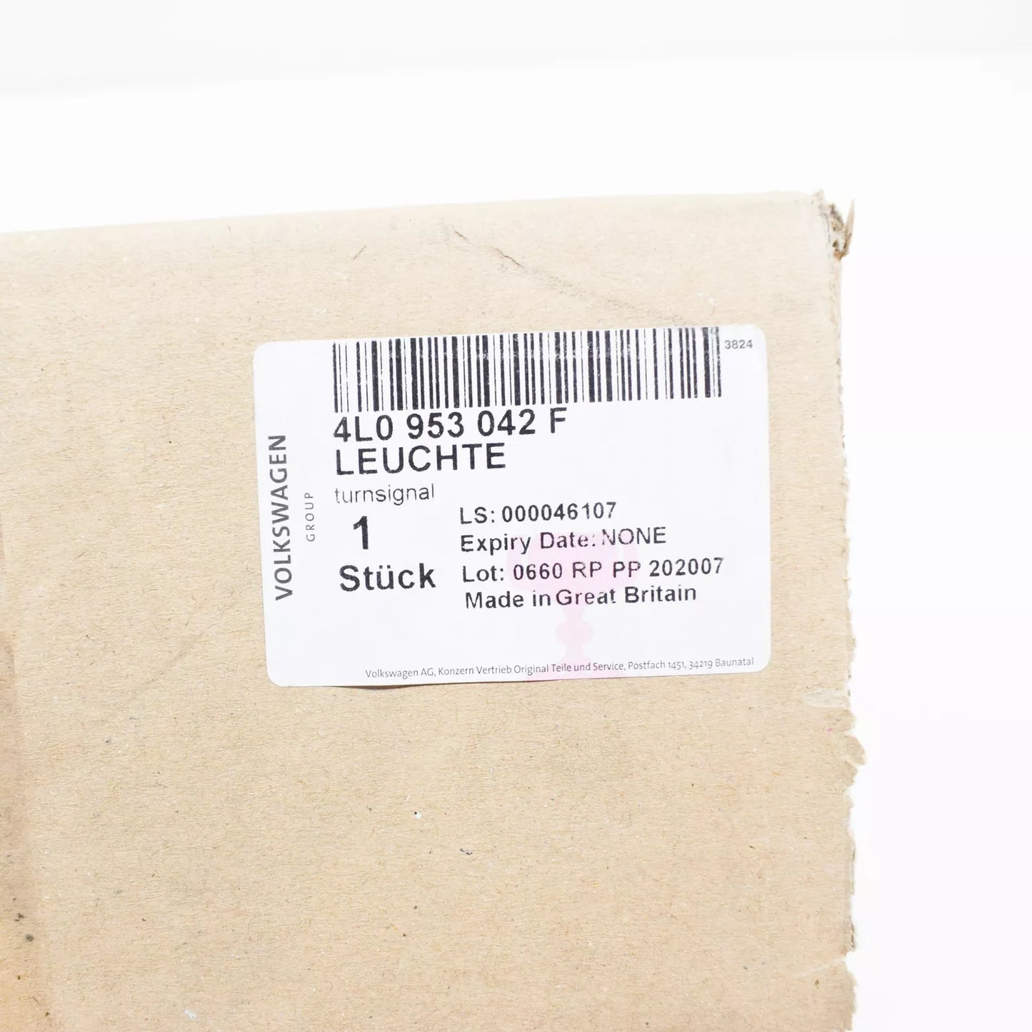 NEW AUDI Q7 4L FRONT RIGHT LED TURN INDICATOR SIGNAL 4L0953042F ORIGINAL