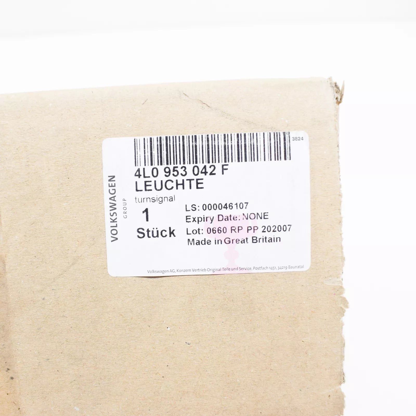 NEW AUDI Q7 4L FRONT RIGHT LED TURN INDICATOR SIGNAL 4L0953042F ORIGINAL