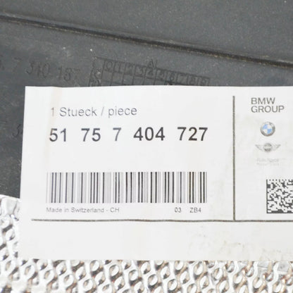 NEW BMW 7 G11 REAR REAR DIFFUSER DIESEL FUEL 51757404727 ORIGINAL