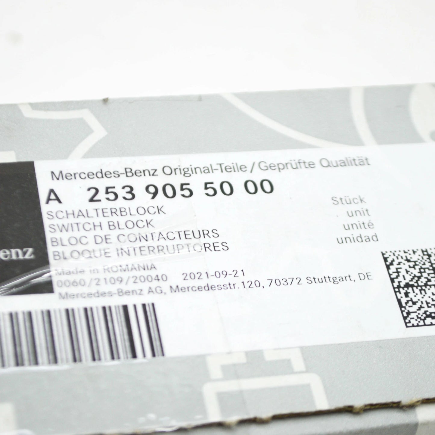 NEW MB GLC COUPE C253 LEFT LOWER CONTROL PANEL LEFT A2539055000 ORIGINAL