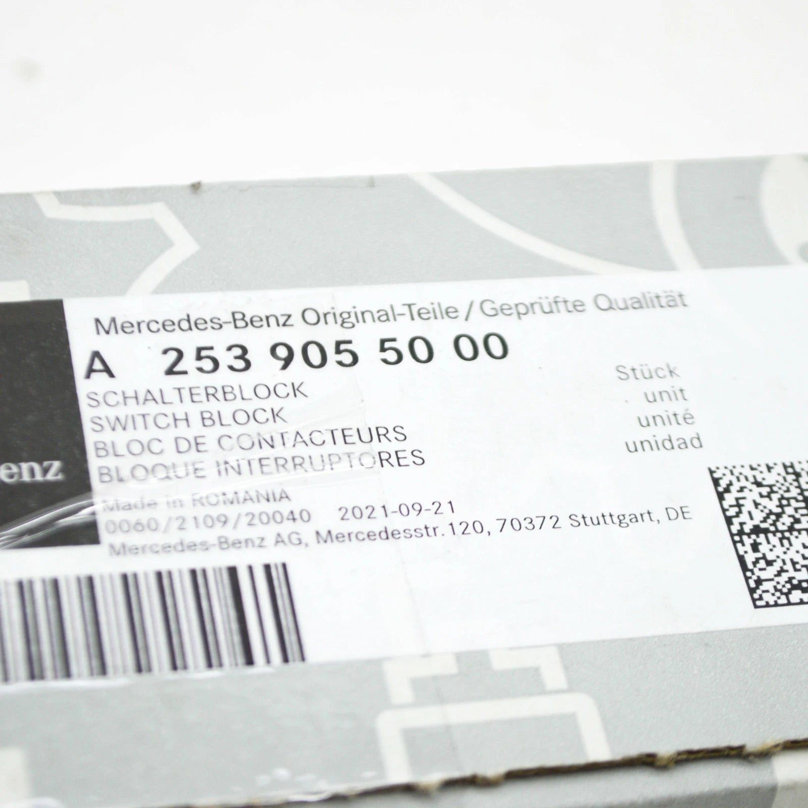 NEW MB GLC COUPE C253 LEFT LOWER CONTROL PANEL LEFT A2539055000 ORIGINAL