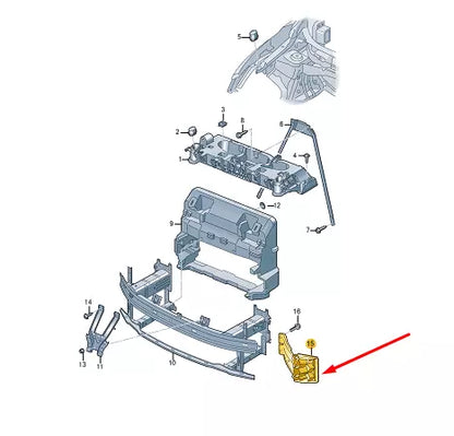 NEW VOLKSWAGEN ID.4 E21 LEFTTHROTTLE CONTROL ELENENT 11A806909