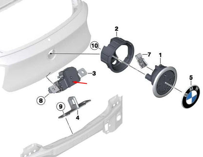 NEW BMW 1 F20 TAILGATE LOCK 51247248075 7248075 ORIGINAL