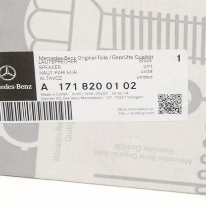 NEW MB MERCEDES-BENZ SLK R171 FRONT DOOR LEFT SPEAKER A1718200102 ORIGINAL