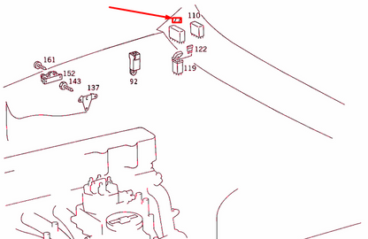 NEW MERCEDES-BENZ E W124 FUEL PUMP RELAY A0035452005 ORIGINAL