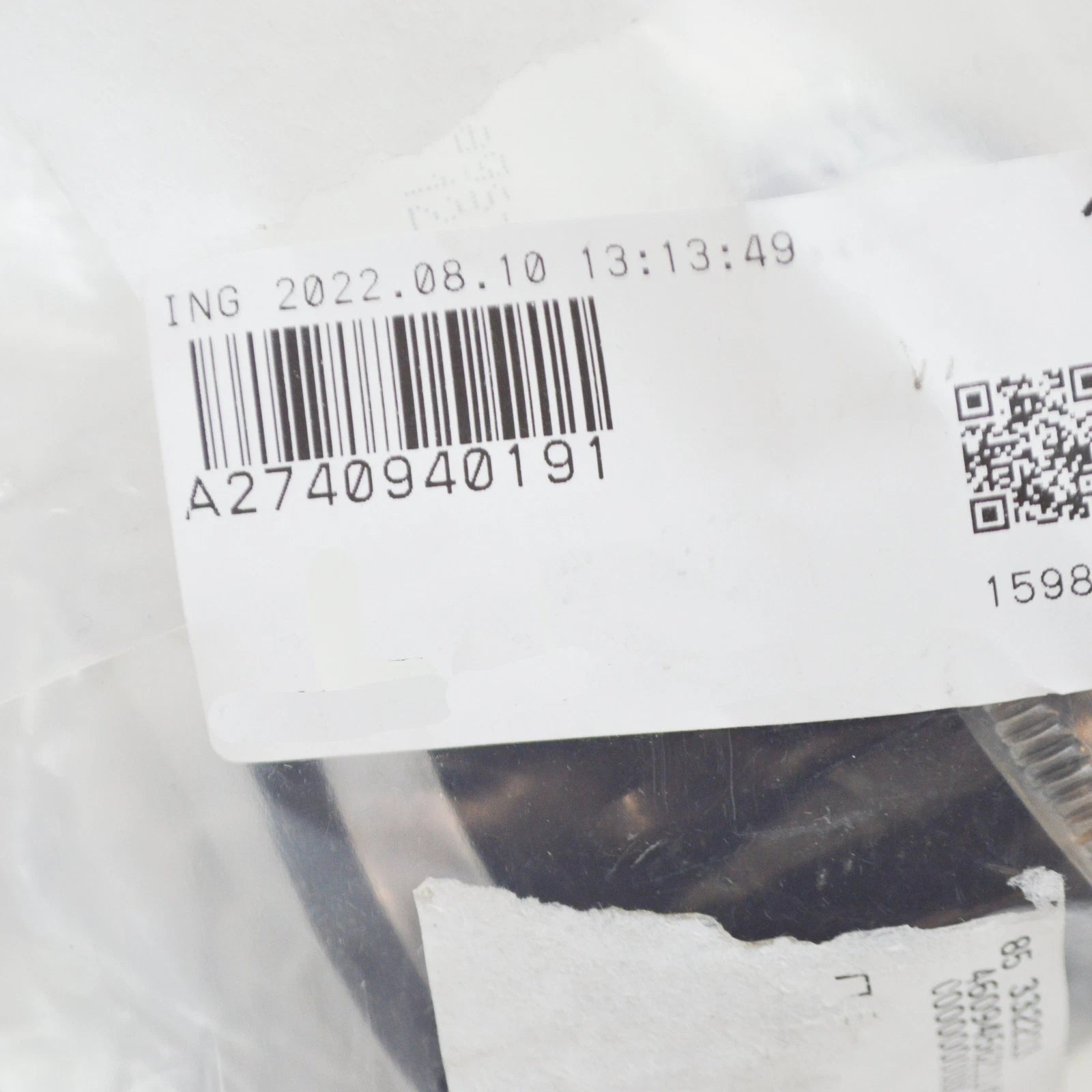 NEW MERCEDES-BENZ C W204 CHARGE AIR COOLER BOOT A2740940191 ORIGINAL