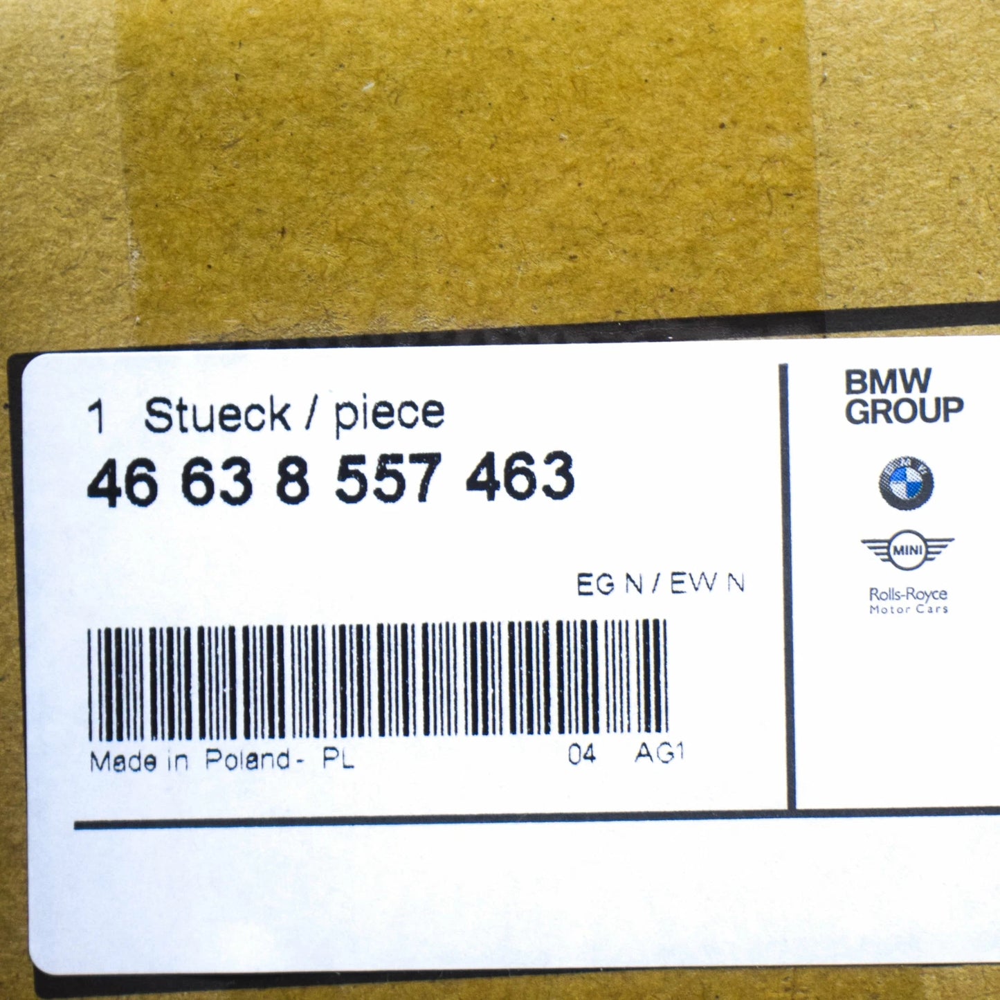NEW BMW K48 K 1600 GT COOLANT HOSE TRIM COVER 46638557463 ORIGINAL
