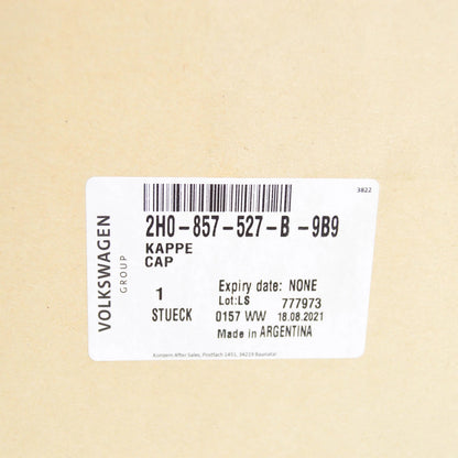 NEW VW AMAROK FRONT LEFT DOOR MIRROR CAP COVER 2H0857527B 9B9