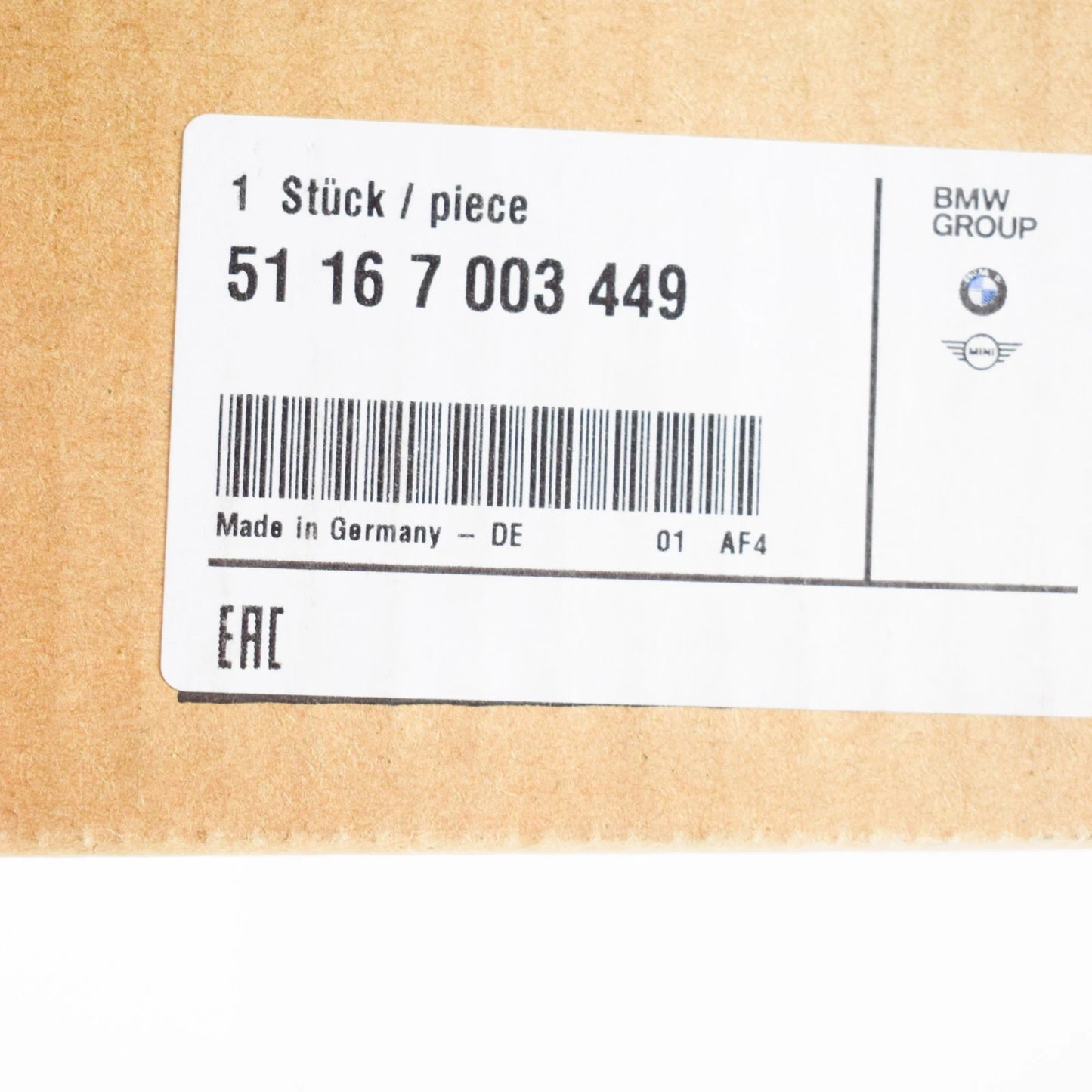 NEW BMW 3 E46 COUPE FRONT LEFT MIRROR W/ MEMORY HEATING 51167003449 ORIGINAL