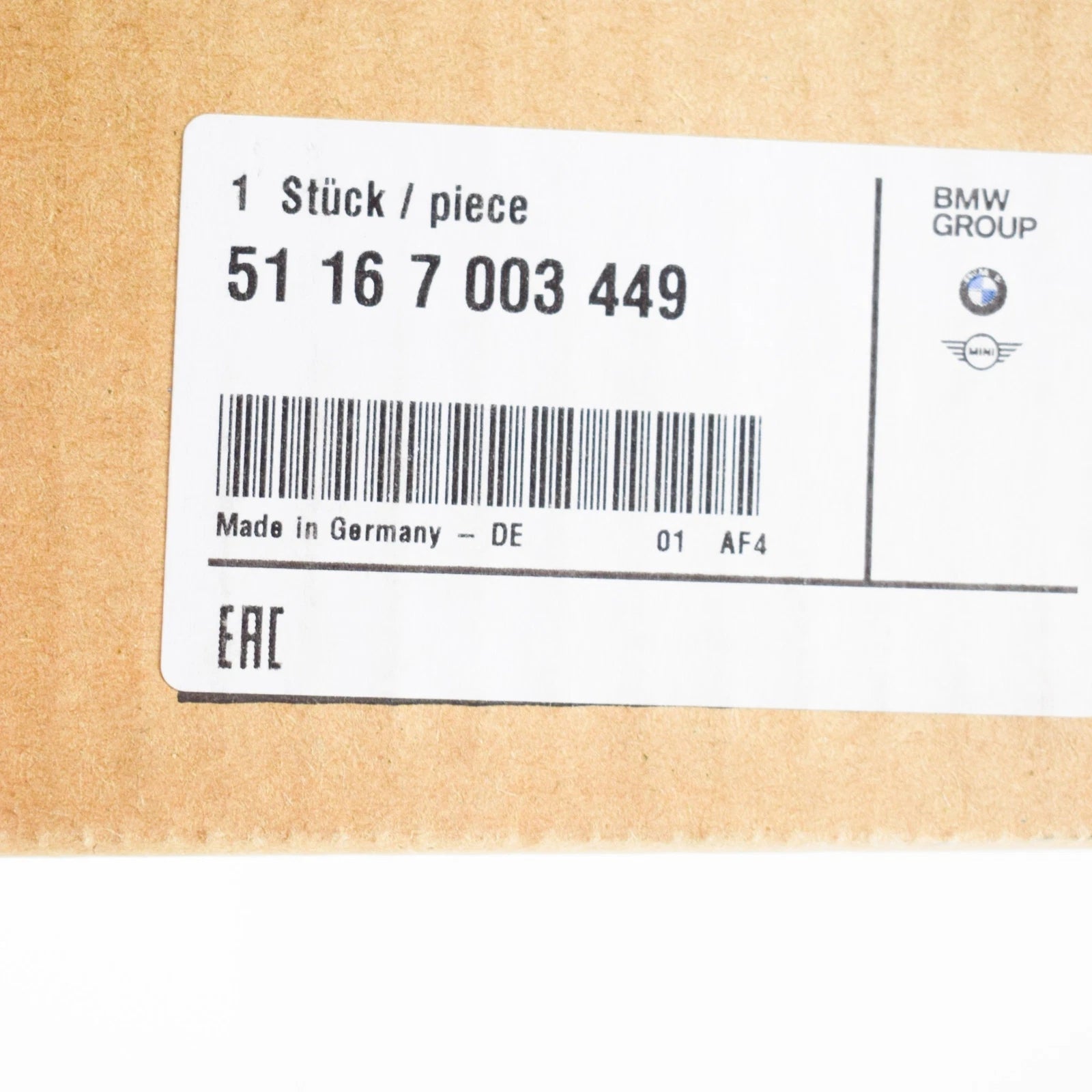 NEW BMW 3 E46 COUPE FRONT LEFT MIRROR W/ MEMORY HEATING 51167003449 ORIGINAL