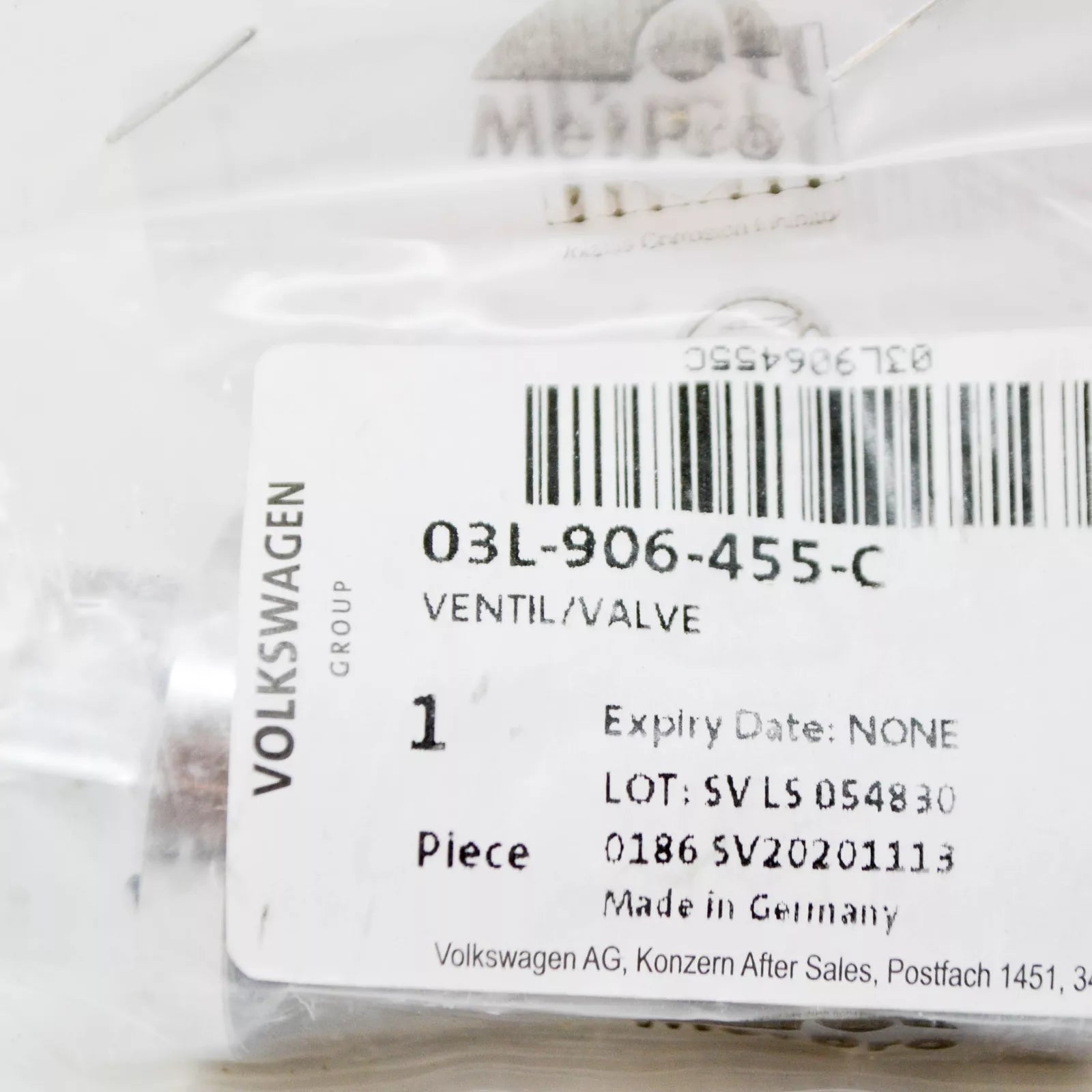 NEW AUDI TT FV ENGINE VARIABLE VALVE TIMING OIL CONTROL VALVE 03L906455C