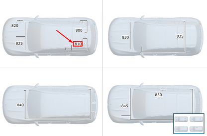 new mercedes-benz gls x167 rear rh load compartment wiring a1675404729 original