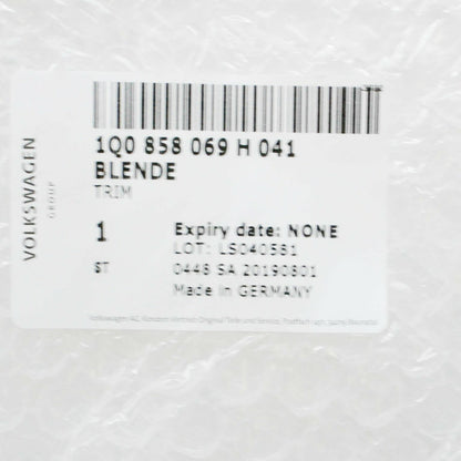 NEW VOLKSWAGEN EOS CLIMATE CONTROL UNIT COVER 1Q0858069H041 ORIGINAL