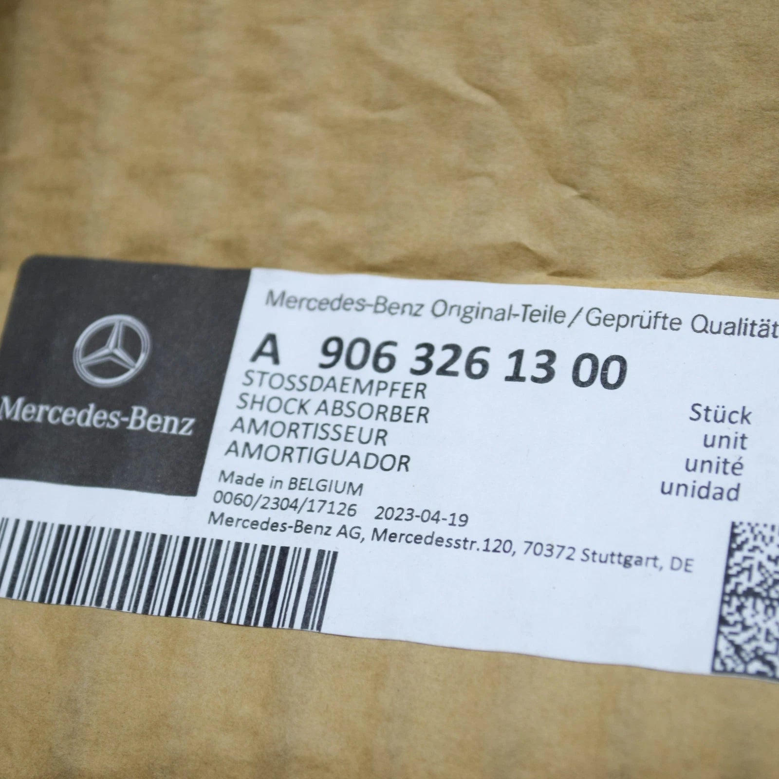 NEW MERCEDES-BENZ SPRINTER W906 REAR SHOCK ABSORBER A9063261300 ORIGINAL