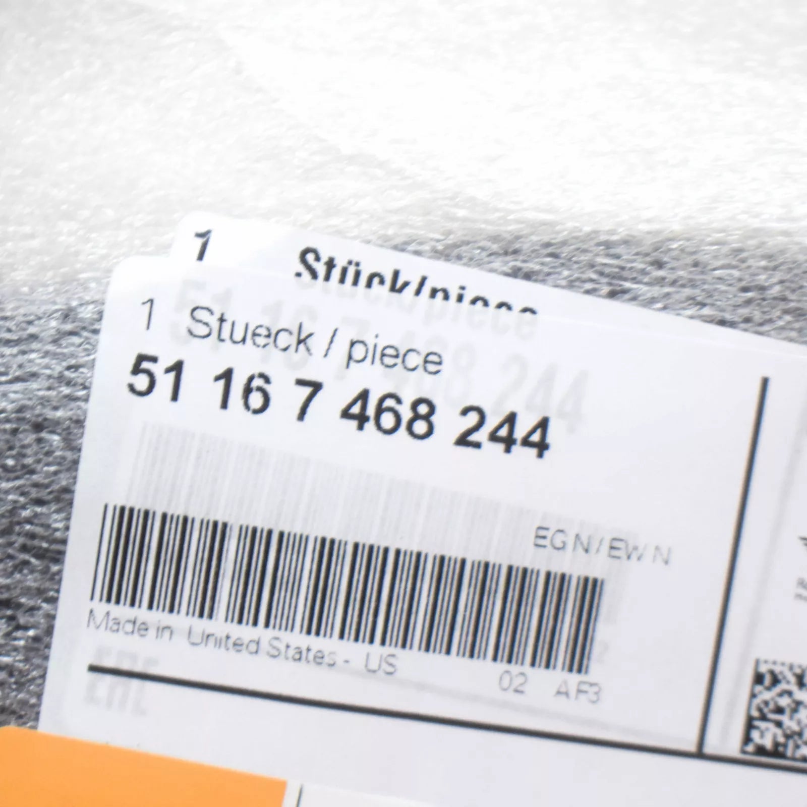 NEW BMW X3 G01 FRONT RIGHT DOOR MIRROR LOWER HOUSING SHADOW LINE 7468244