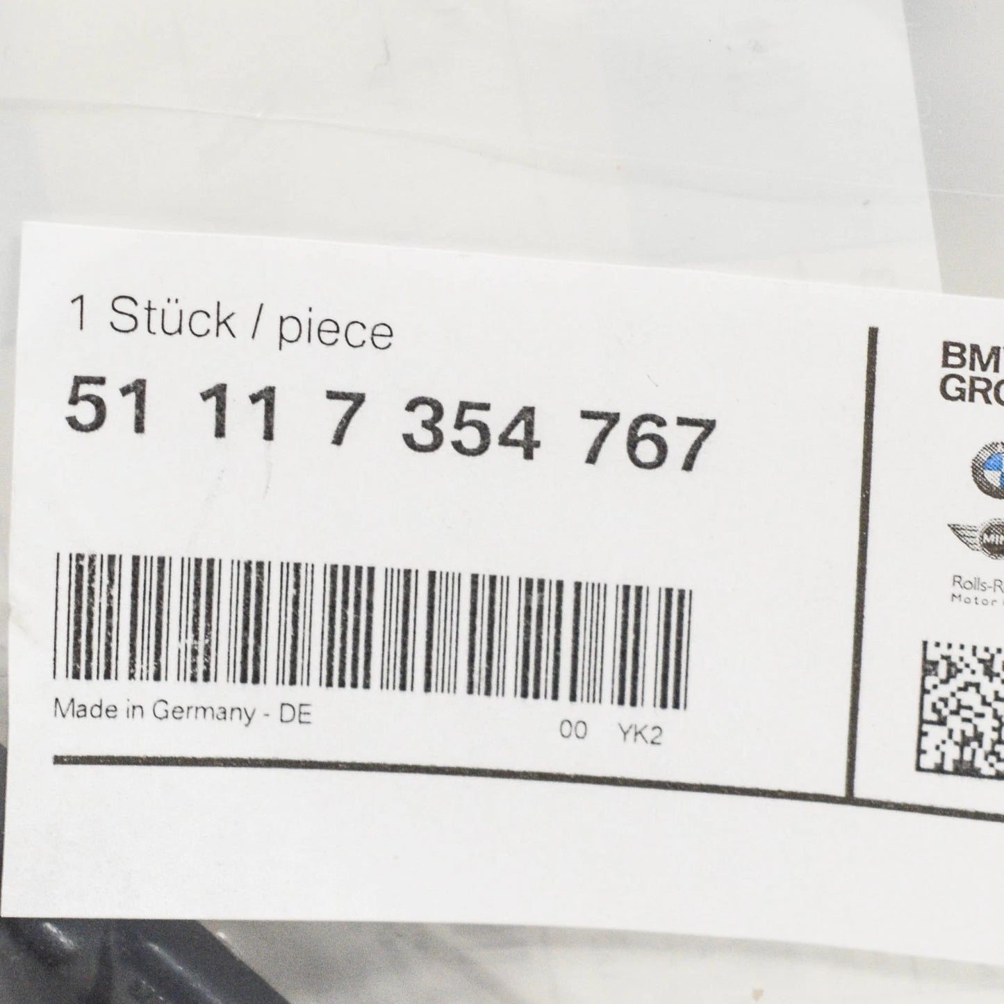 NEW BMW X1 F48 FRONT BUMPER LEFT SIDE PANEL MOUNTING 51117354767 ORIGINAL