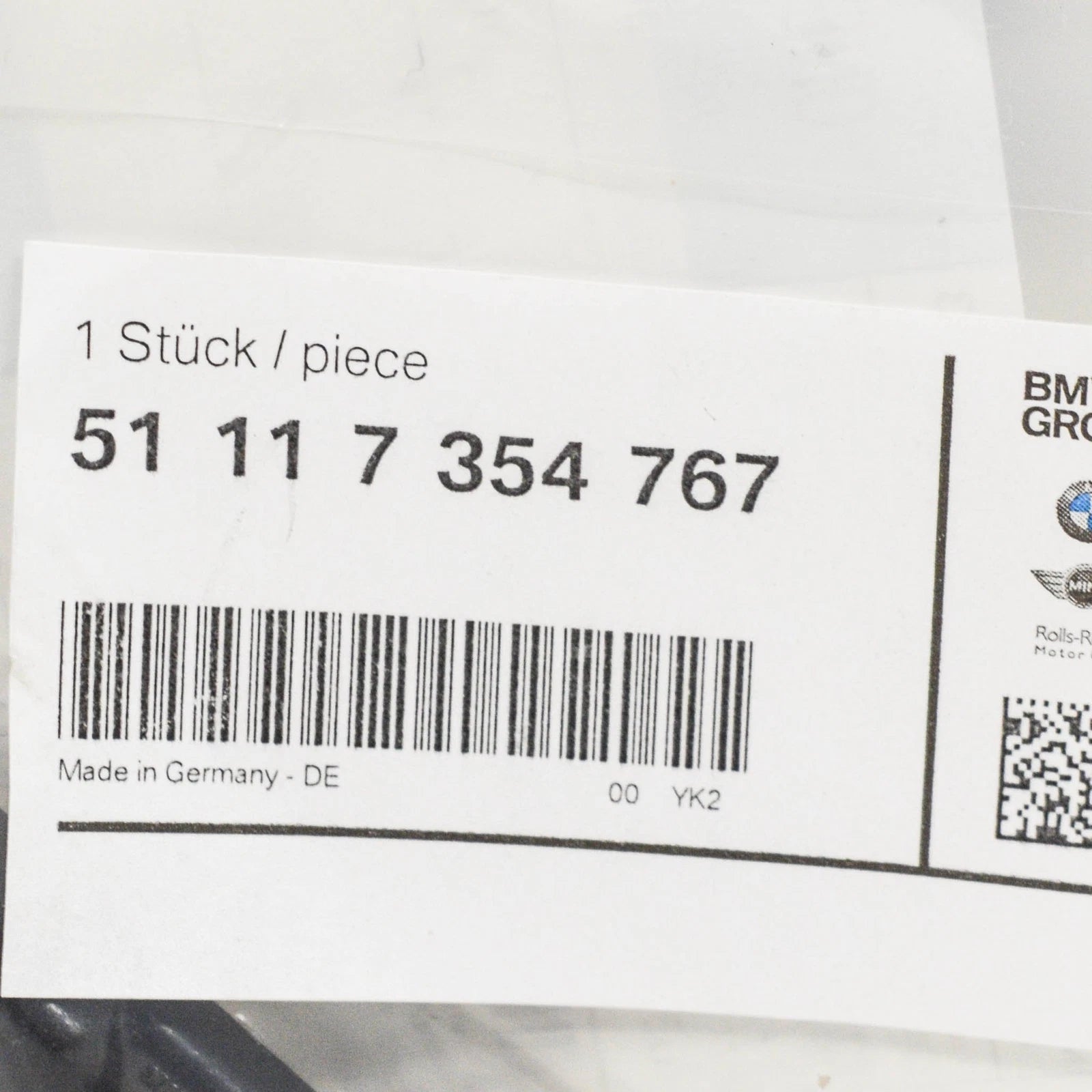 NEW BMW X1 F48 FRONT BUMPER LEFT SIDE PANEL MOUNTING 51117354767 ORIGINAL