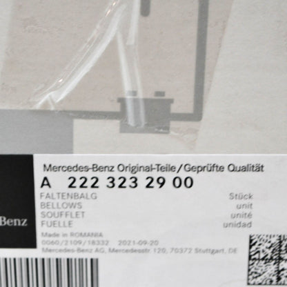 NEW MERCEDES-BENZ S W222 FRONT SHOCK ABSORBER BELLOWS A2223232900 ORIGINAL